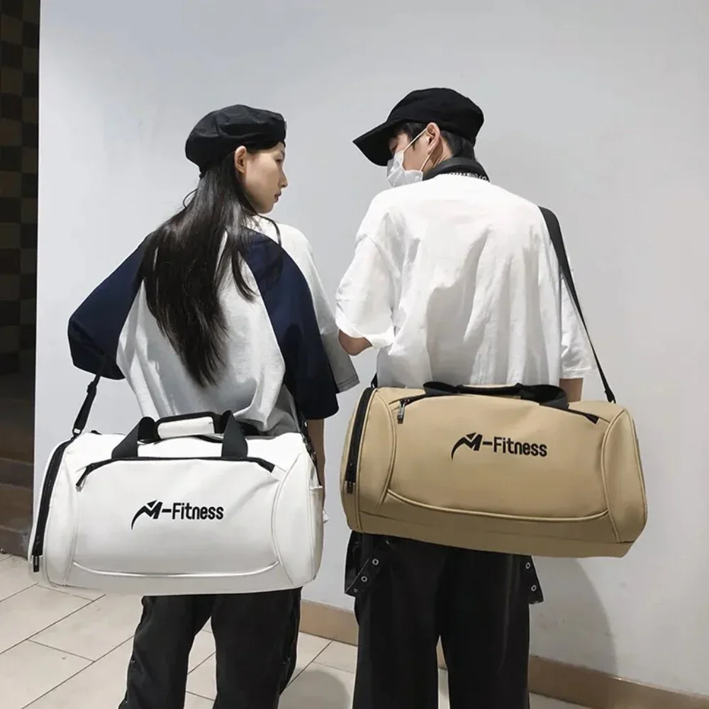 Sports Large Capacity Oxford Gym Fitness Duffle Bag with shoulder handle
